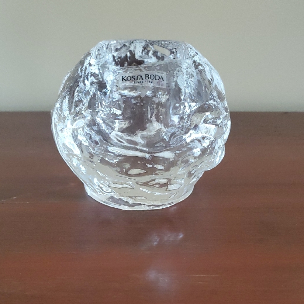 Kosta Boda Snowball VOTIVE